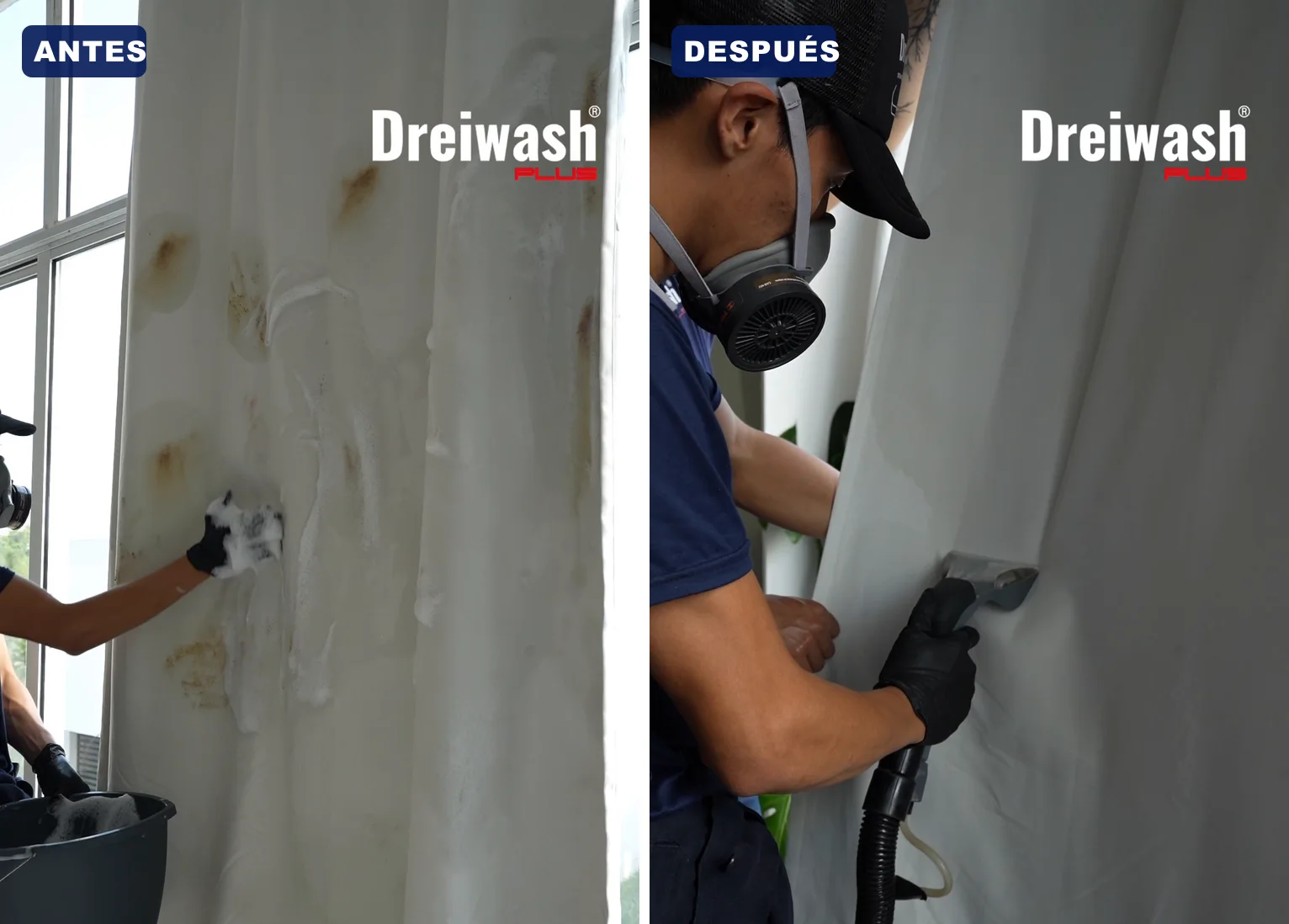 Trabajo de Cortinas y persianas — Dreiwash Plus